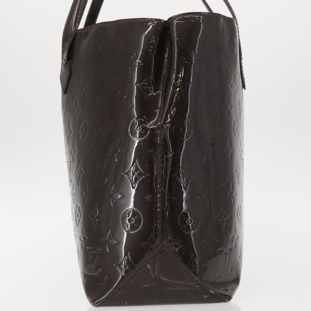 LOUIS VUITTON Monogram Vernis Wilshire MM Bag Terre Domble M91440 LV Auth 150262 - Picture 4 of 16
